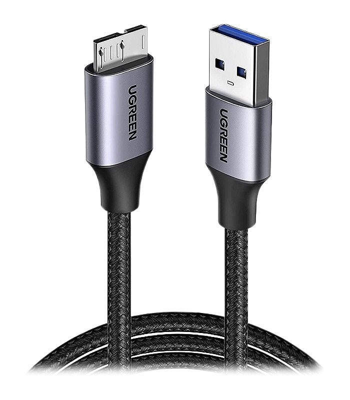 کابل هارد USB 30 یوگرین مدل US374 80792 طول 05 متر