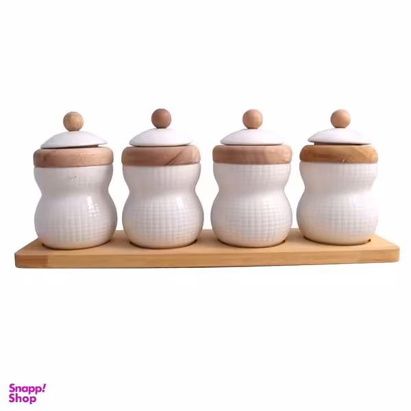 جا ادویه 4 پارچه مدل ریور کد 8585-08