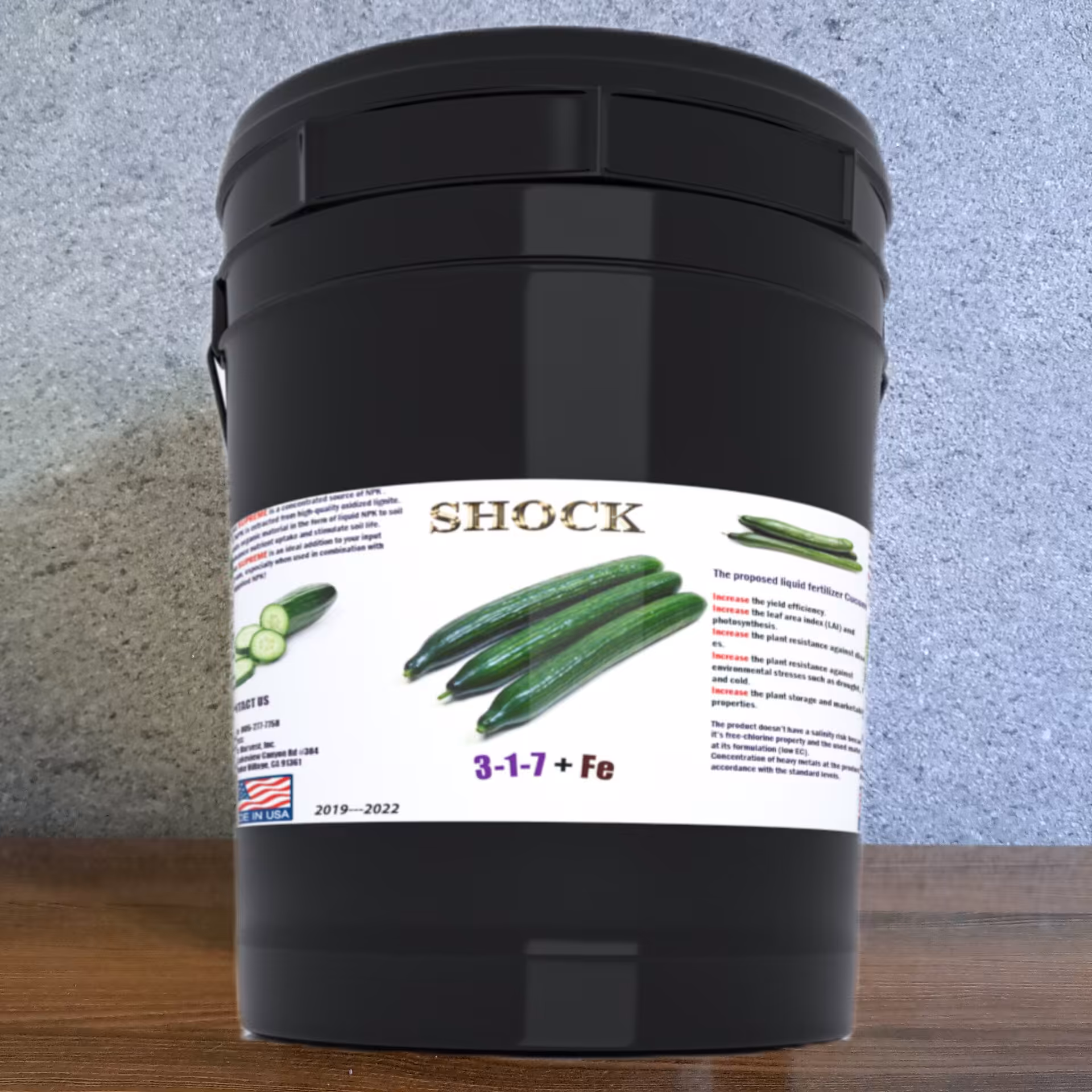 کود خیار شوک آمریکایی اصل مایع 20 لیتری 