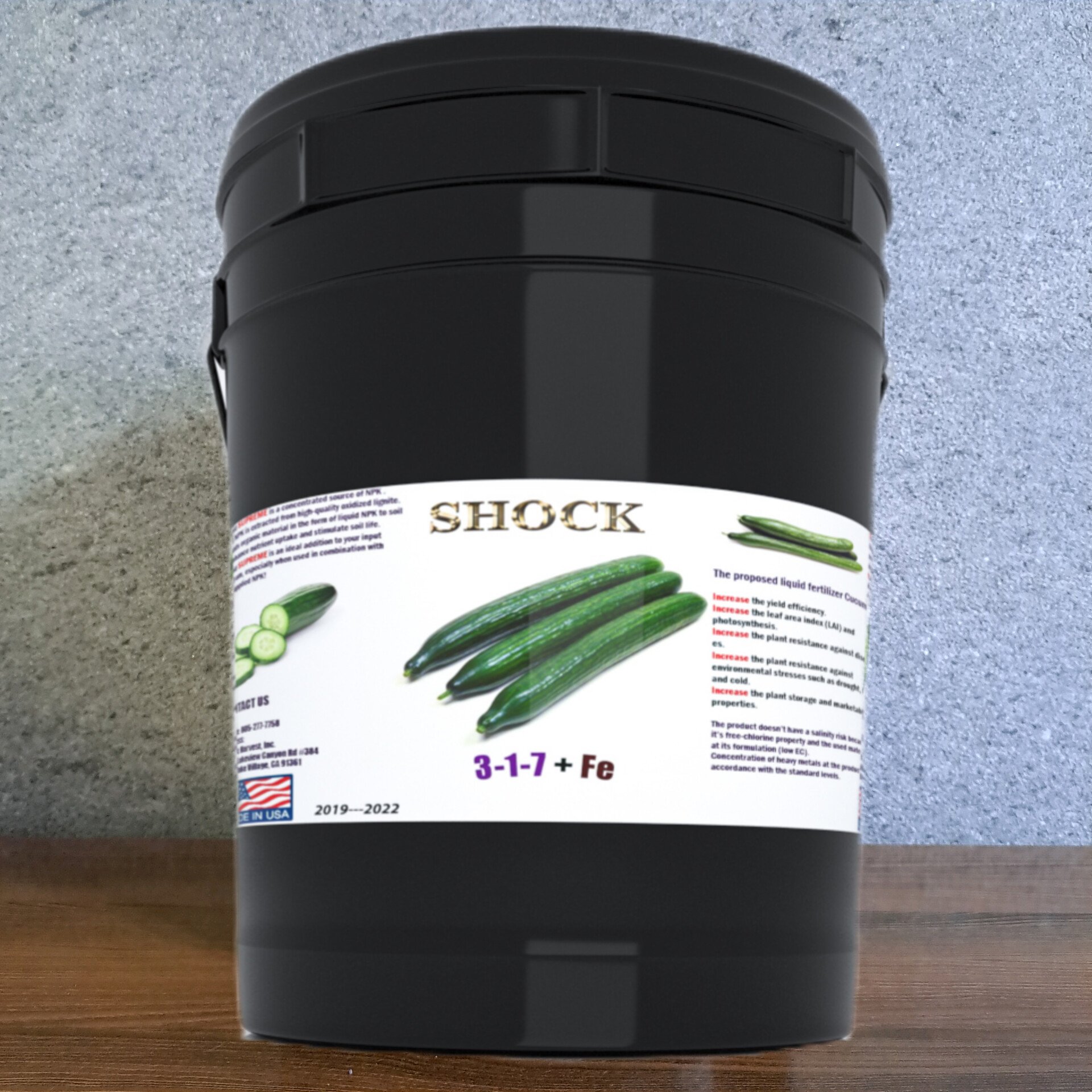 کود خیار شوک آمریکایی اصل مایع 20 لیتری