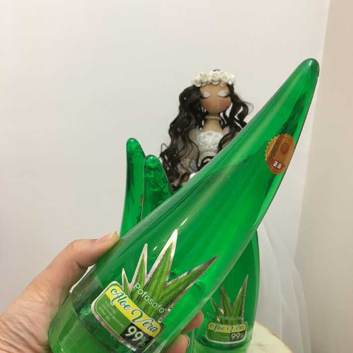 ژل آبرسان آلوورا حاوی 99درصد آلوورا سفت کننده قوی پوست ضد چین و چروک