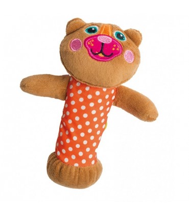 جغجغه خرس Oops Easy-Squeak Chocolat au Lait