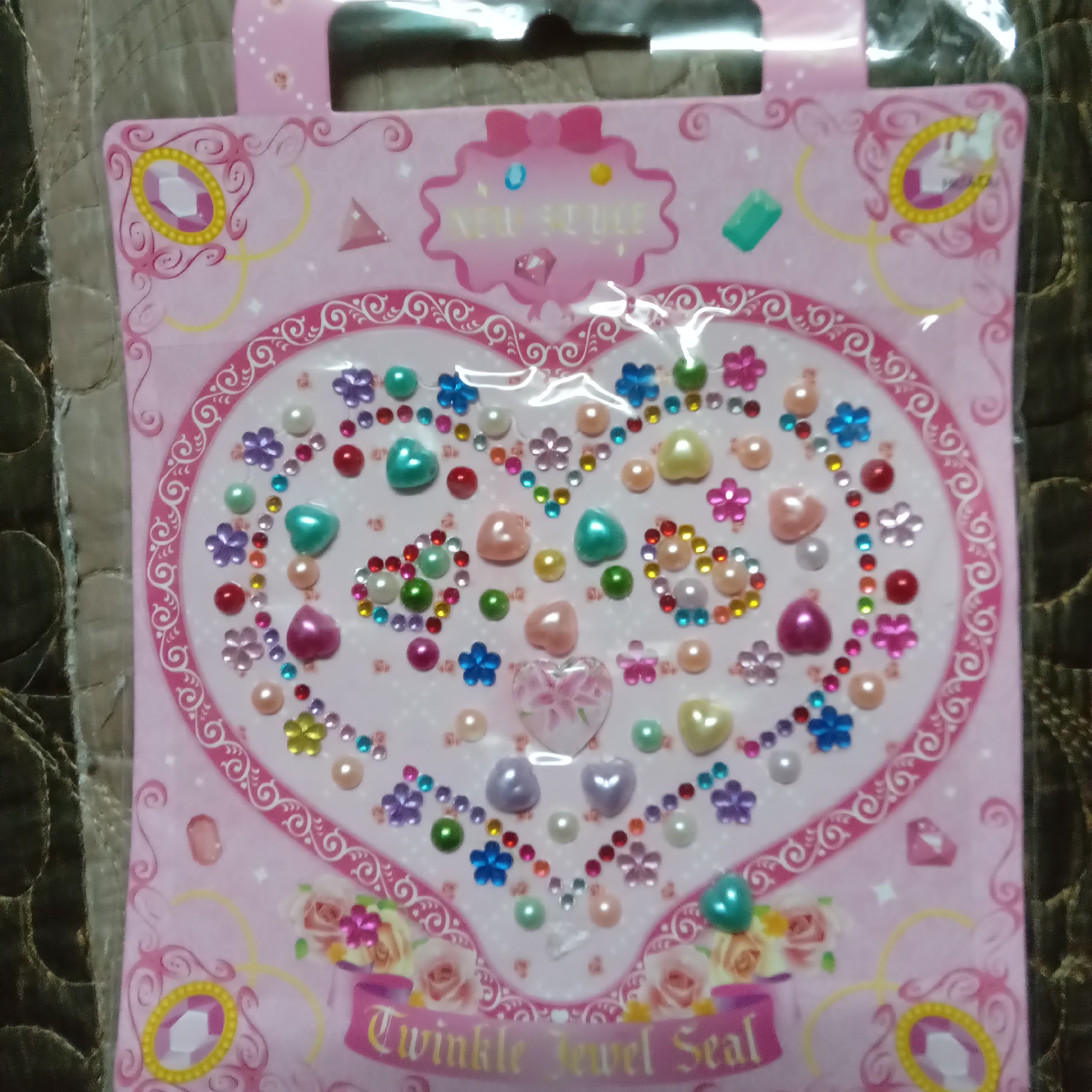 نگین برچسب دار تزئینی جهت کیف لباس موبایل و غیره