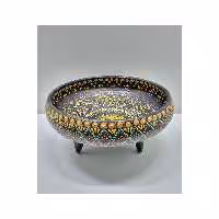 سلجوقی سه پایه سفالی نقطه کوبی دورو