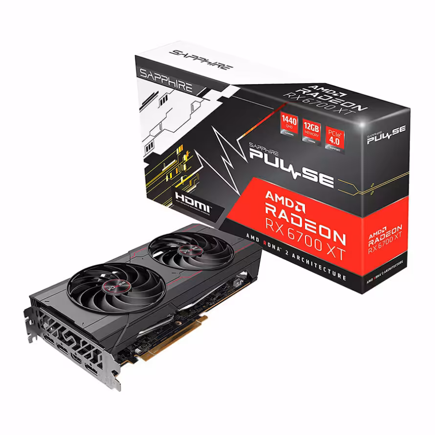 کارت گرافیک سافایر PULSE Radeon RX 6700 XT 12GB