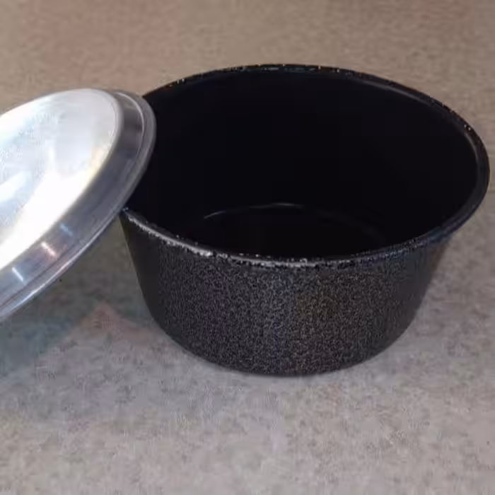 قالب کته و تهچین تفلون با ضمانت،سایز 14 حدود  170 گرمی 