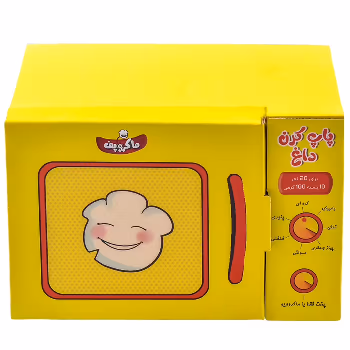 پاپ کورن نیمه آماده کره ای ماکروپف - 1000 گرم مجموعه 10 عددی