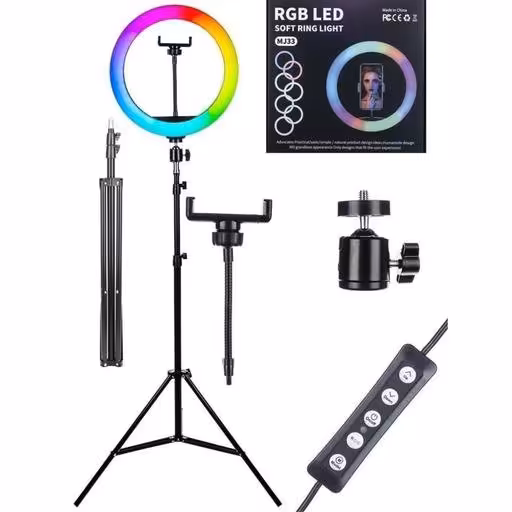 رینگ لایت مدل MJ33-RGB اورجینال و با ارسال رایگان 