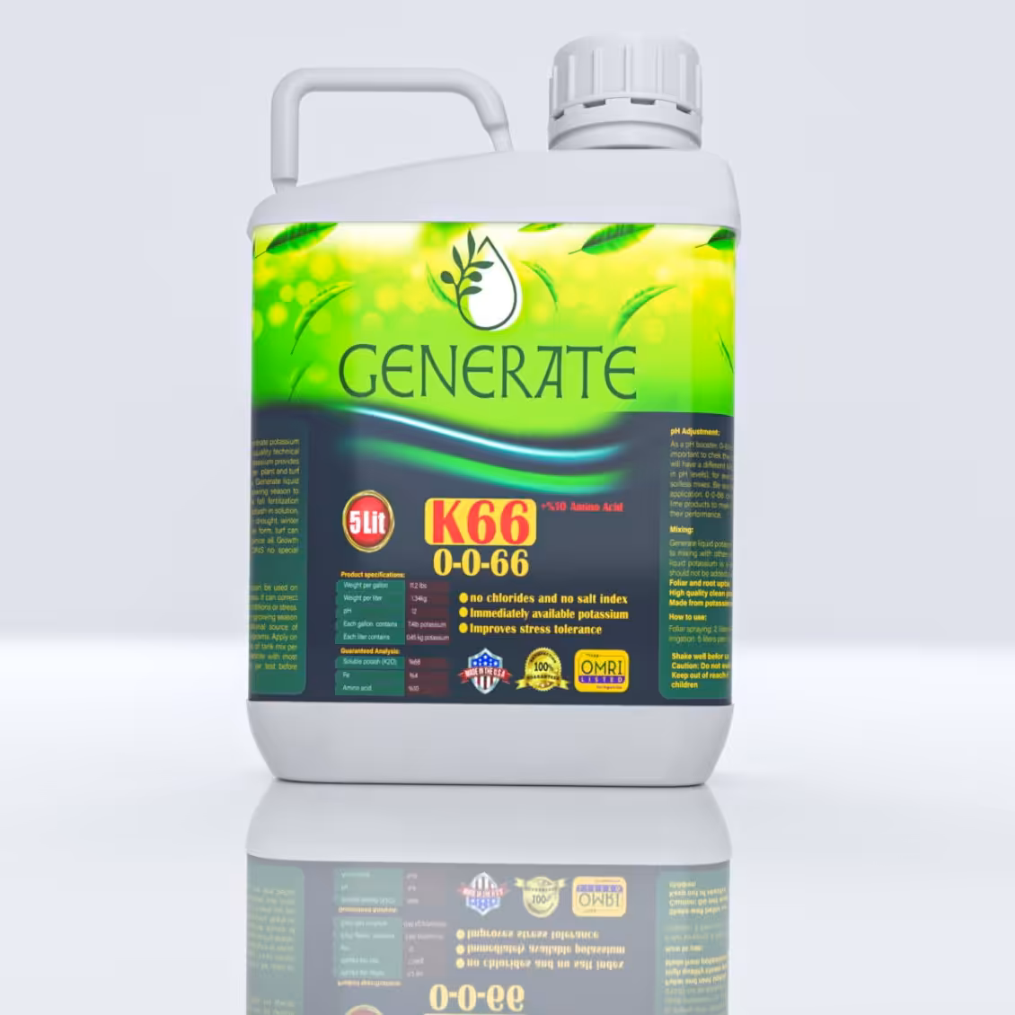 کود مایع نانو k66 جنریت