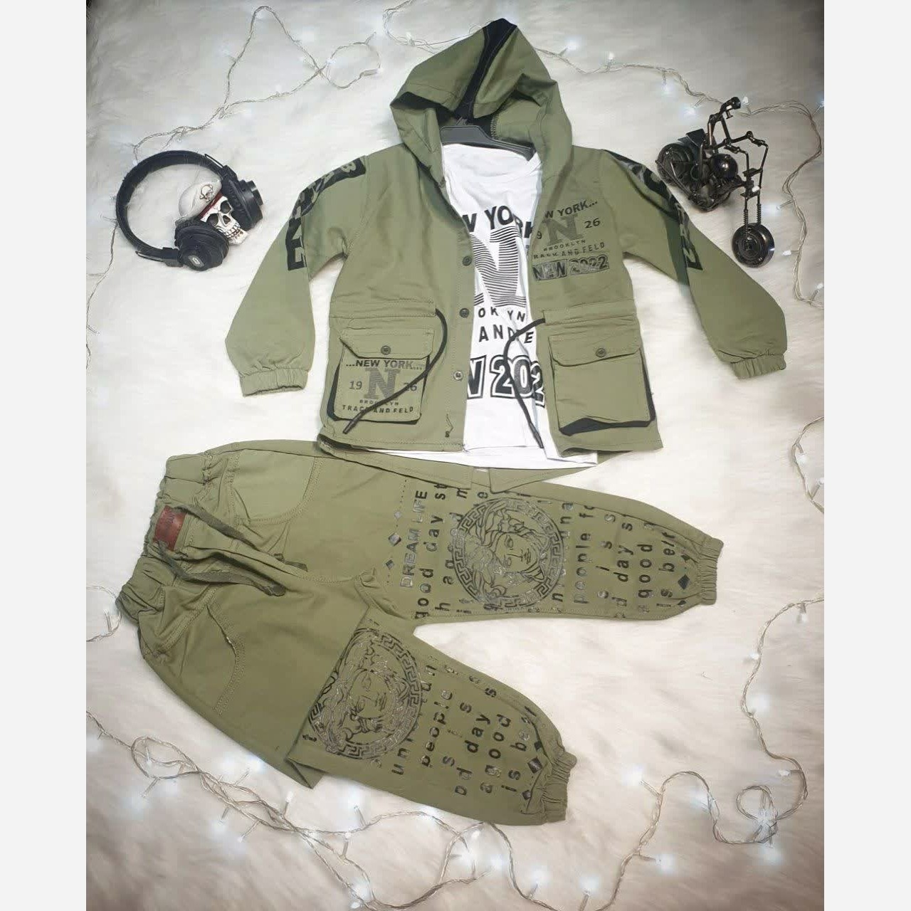 سه تیکه کتان  اسپرت مجلسی عیدانه