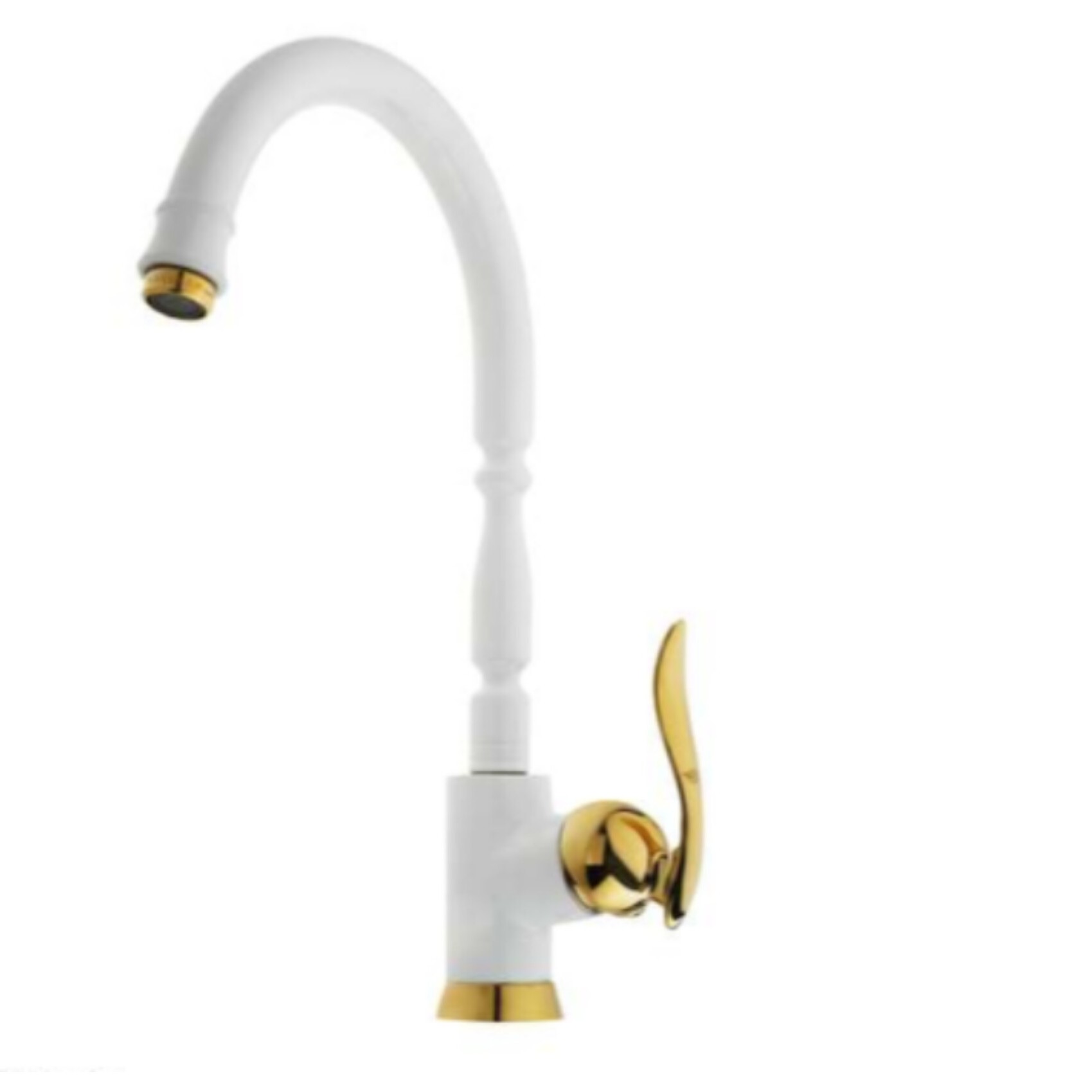 شیر آشپزخانه مدل مادرید سفید طلایی ارسال به کل کشور پس کرایه 