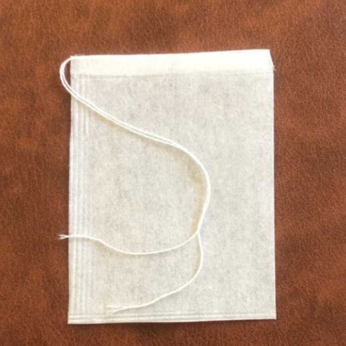 تی بگ خالی دو نخ نخ جمع شو سایز 6در7ونیم( پک صدتایی )