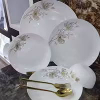 سرویس آرکوپال طرح ژالین نقره ایی گلدن اوپال