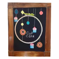 تابلو گلدوزی دست ساز طرح کاپ کیک کد GOL152