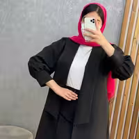 مانتو مزونی تامارا در رنگ مشکی 