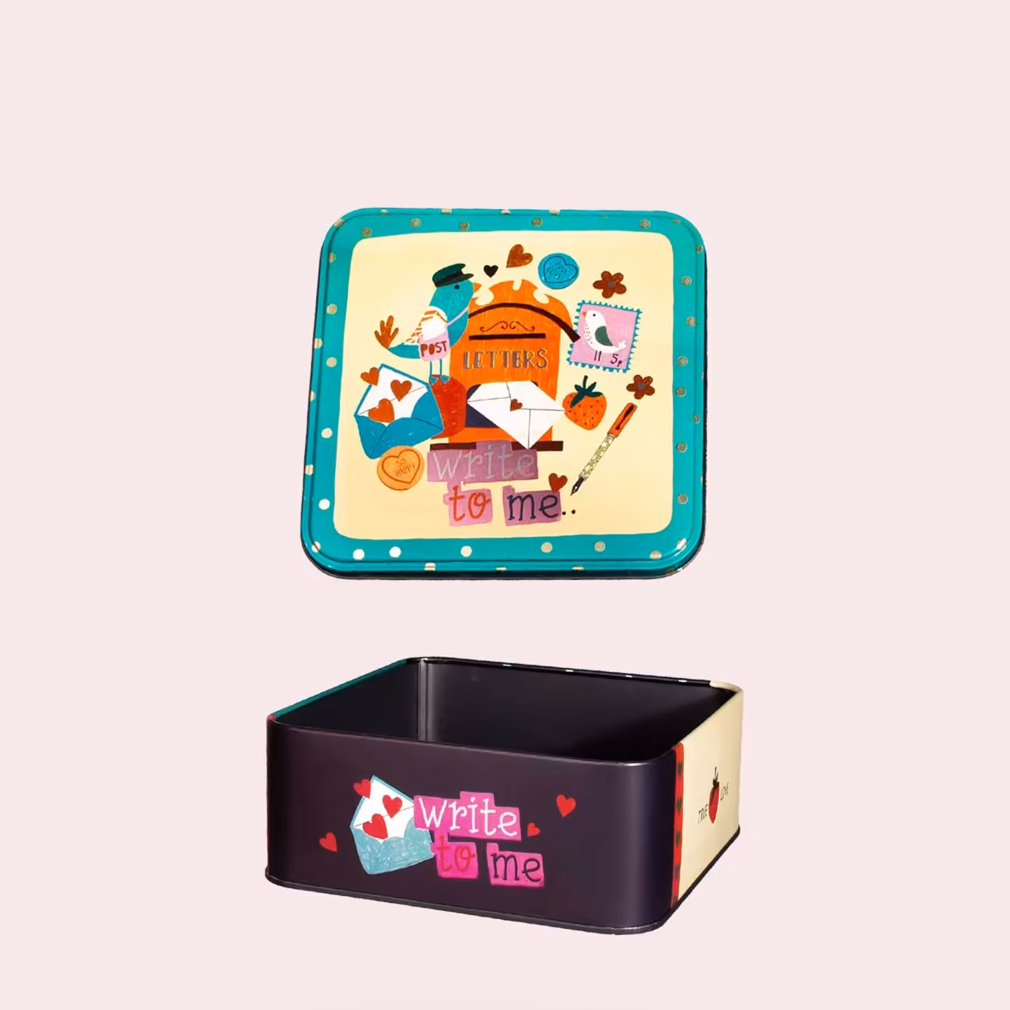 جعبه هدیه مریخ شانزده طرح نامه رسان