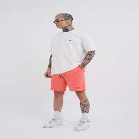شلوارک و برمودا صورتی مردانه یونیسکس Surmed Basic Shorts Pink Machinist