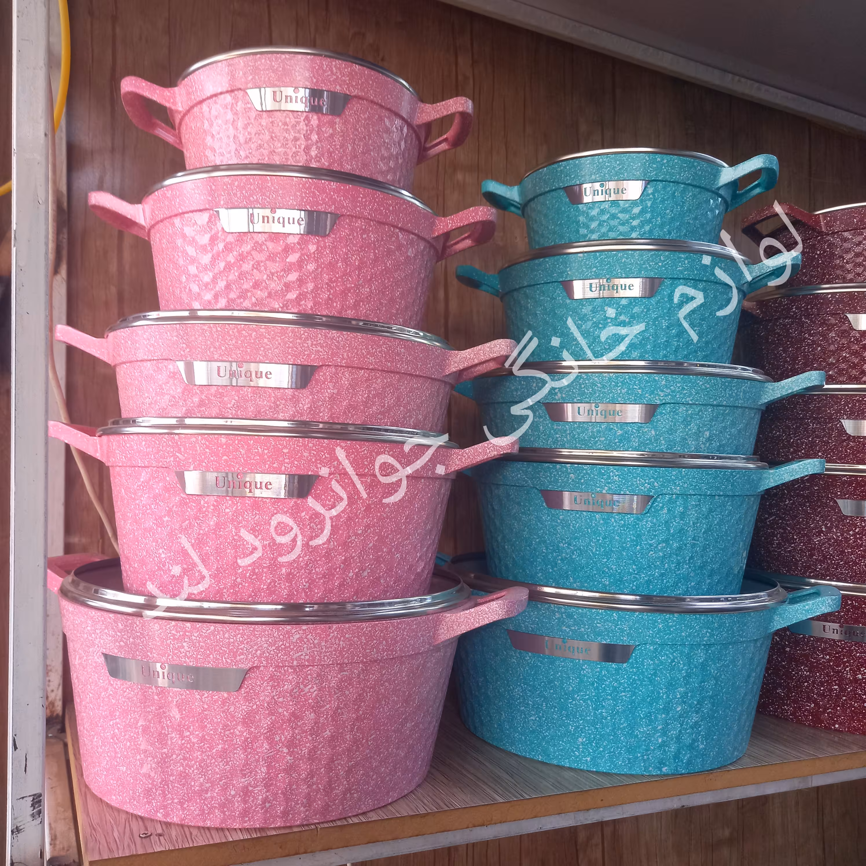 سرویس قابلمه یونیک 10 پارچه آلمانی گرانیتی