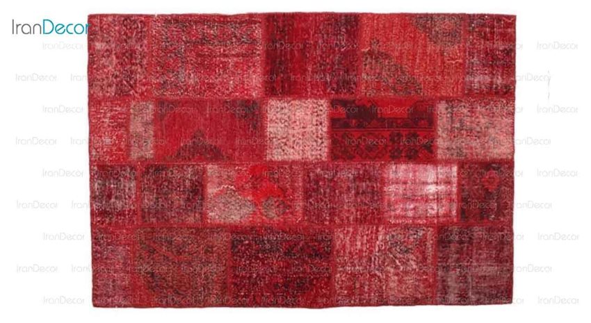 فرش دستباف وینتیج قرمز از فرش لیا