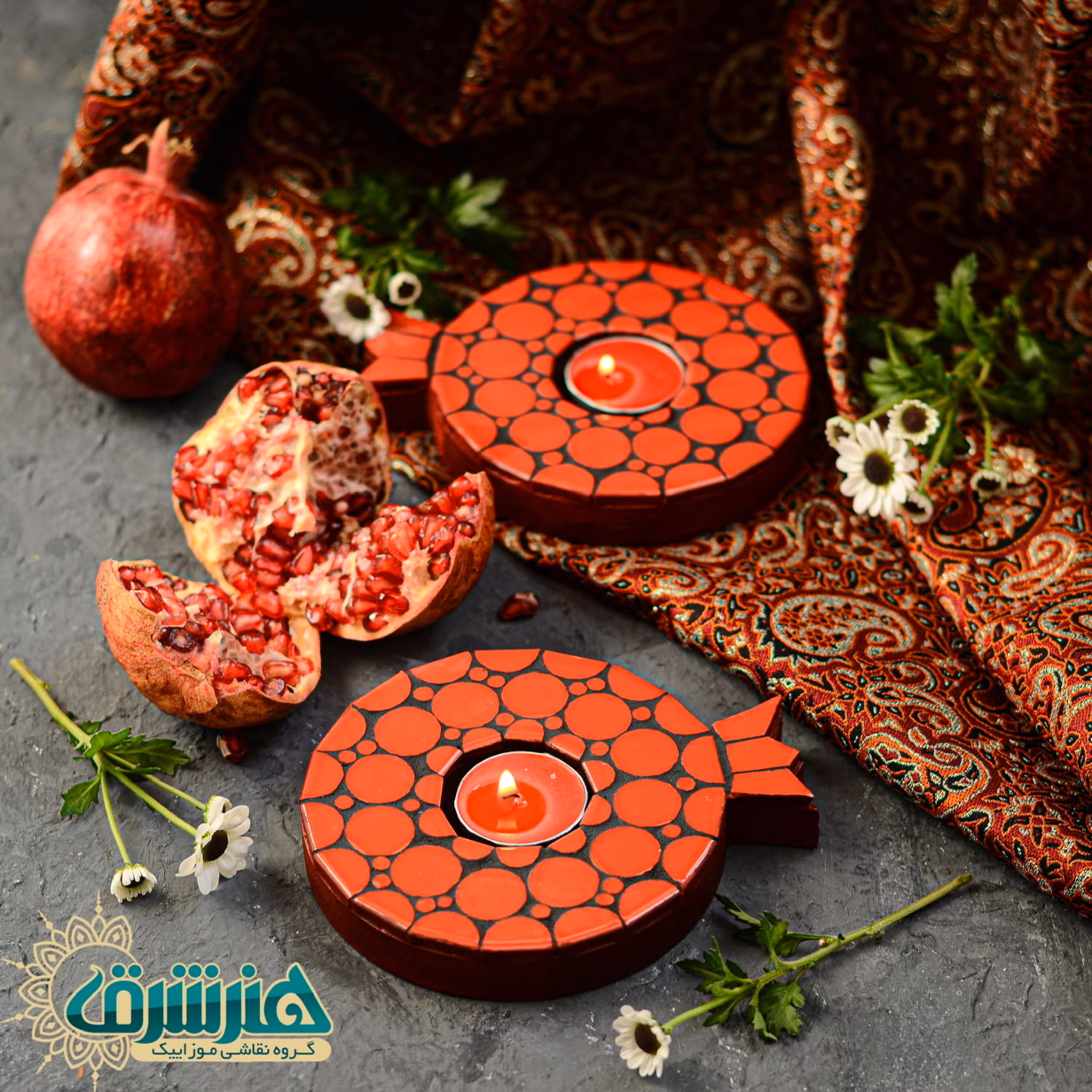 جاشمعی وارمر دار طرح انار