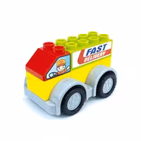 لگو ماشین کودک طرح پست مدل 222H145