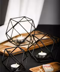 شمعدان فلزی سه سایز اوک