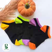 پک 4 عددی جوراب مچی کش و پاشنه و پنجه رنگی