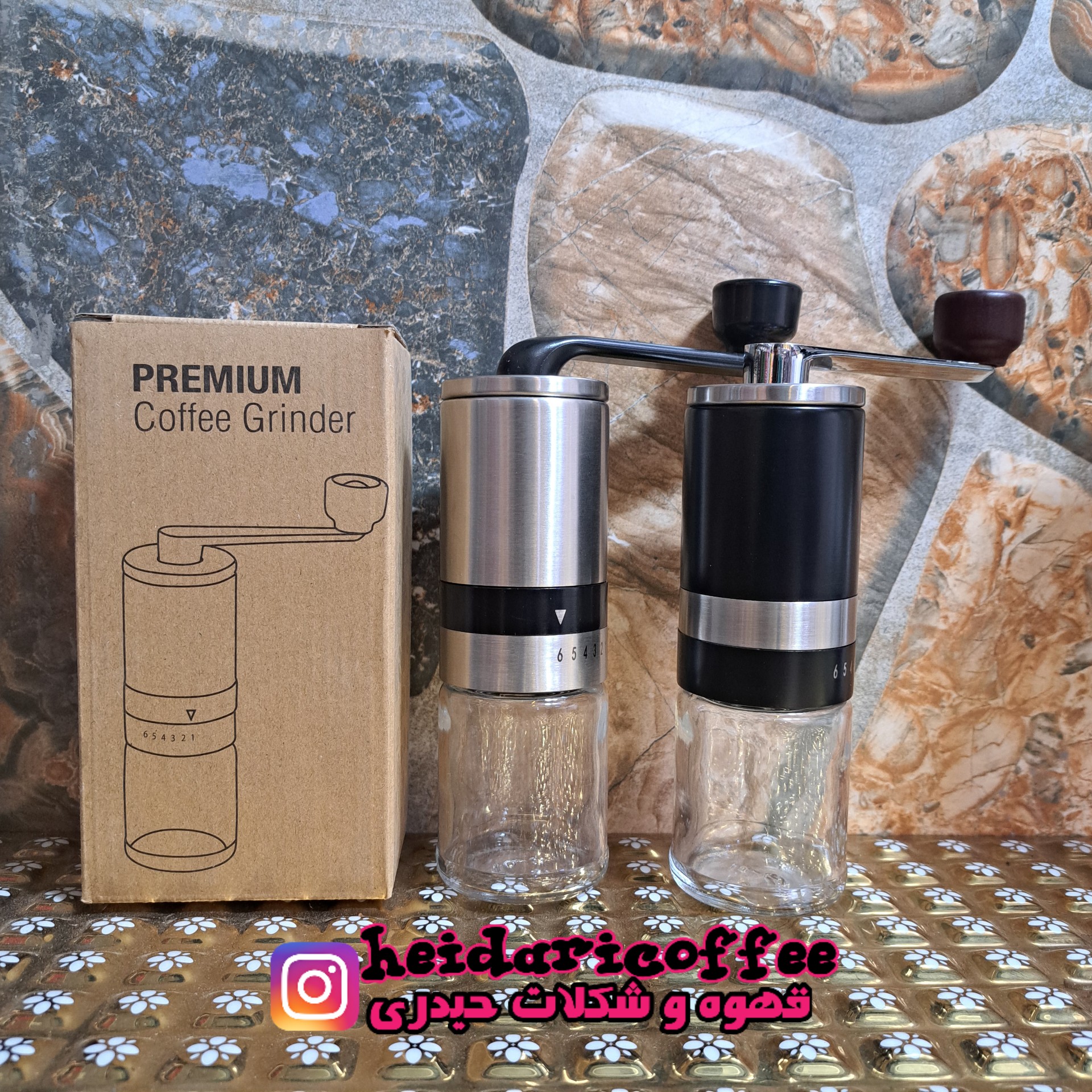 آسیاب قهوه دستی حرفه ای 2