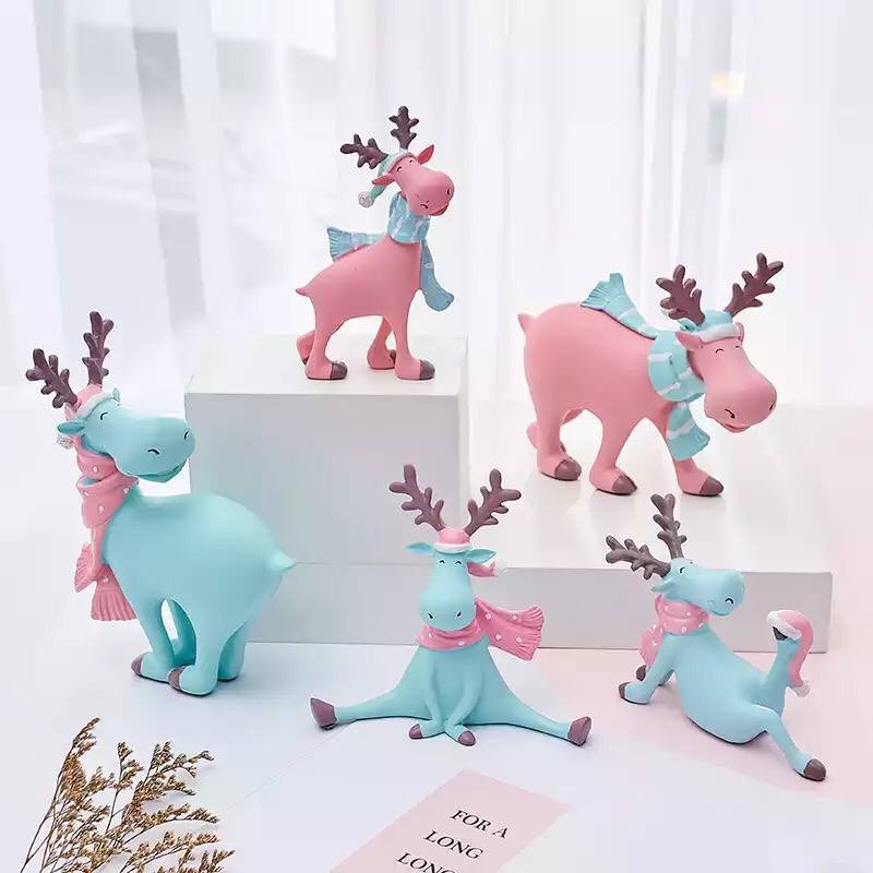 ست دکوری گوزن کریسمس