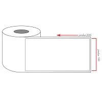 لیبل PVC سایز 100x200 میلی متر
