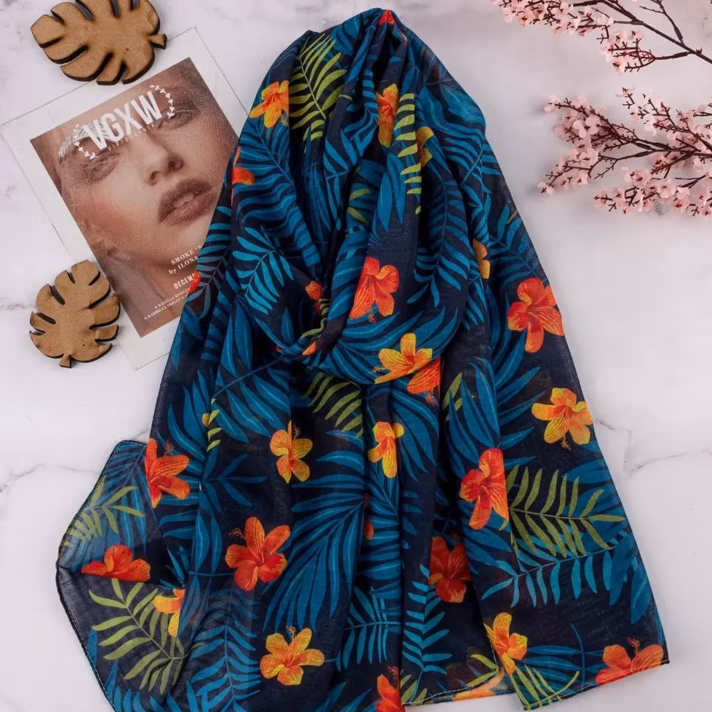 شال نخی لنین چاپی طرح  1