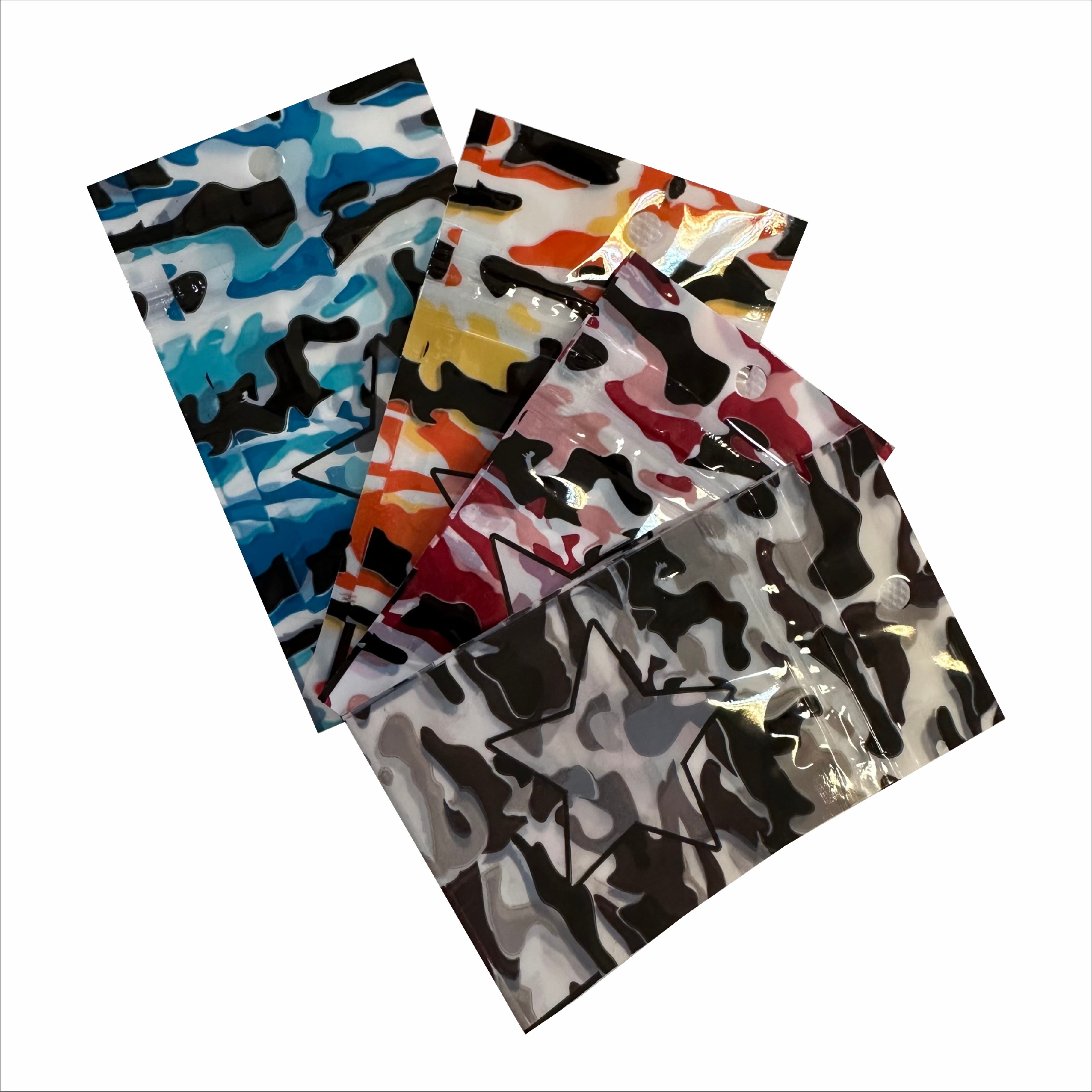 پاکت چریکی ستاره ای زیپ کیپ دار سایز 6 در 10 تعداد (800 عدد) 1000گرم