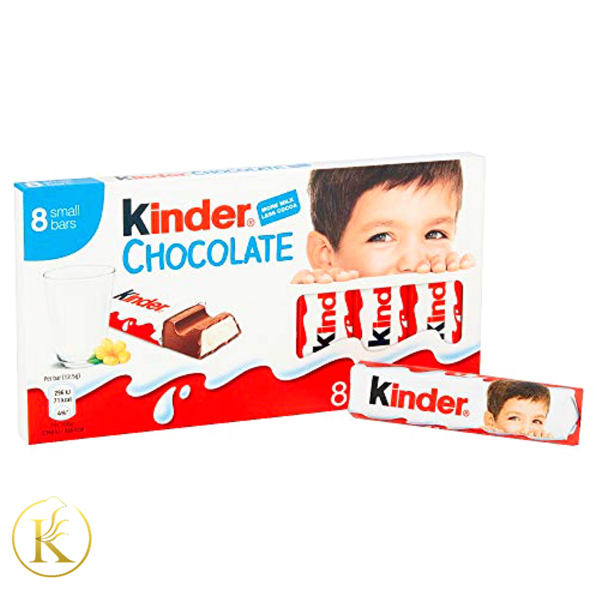 شکلات کیندر کودک 8 عددی ( 100 گرم)