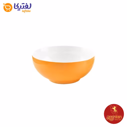 پیاله چینی زرین ایتالیا اف طرح نارنج سایز 10
