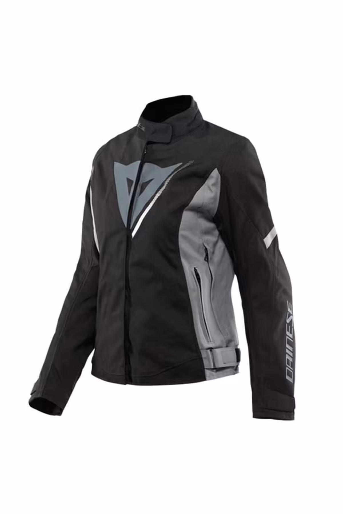 کاپشن موتورسوار خاکستری زنانه موتور Veloce سیاه ذغال سفید D خشک مونته داینس Dainese