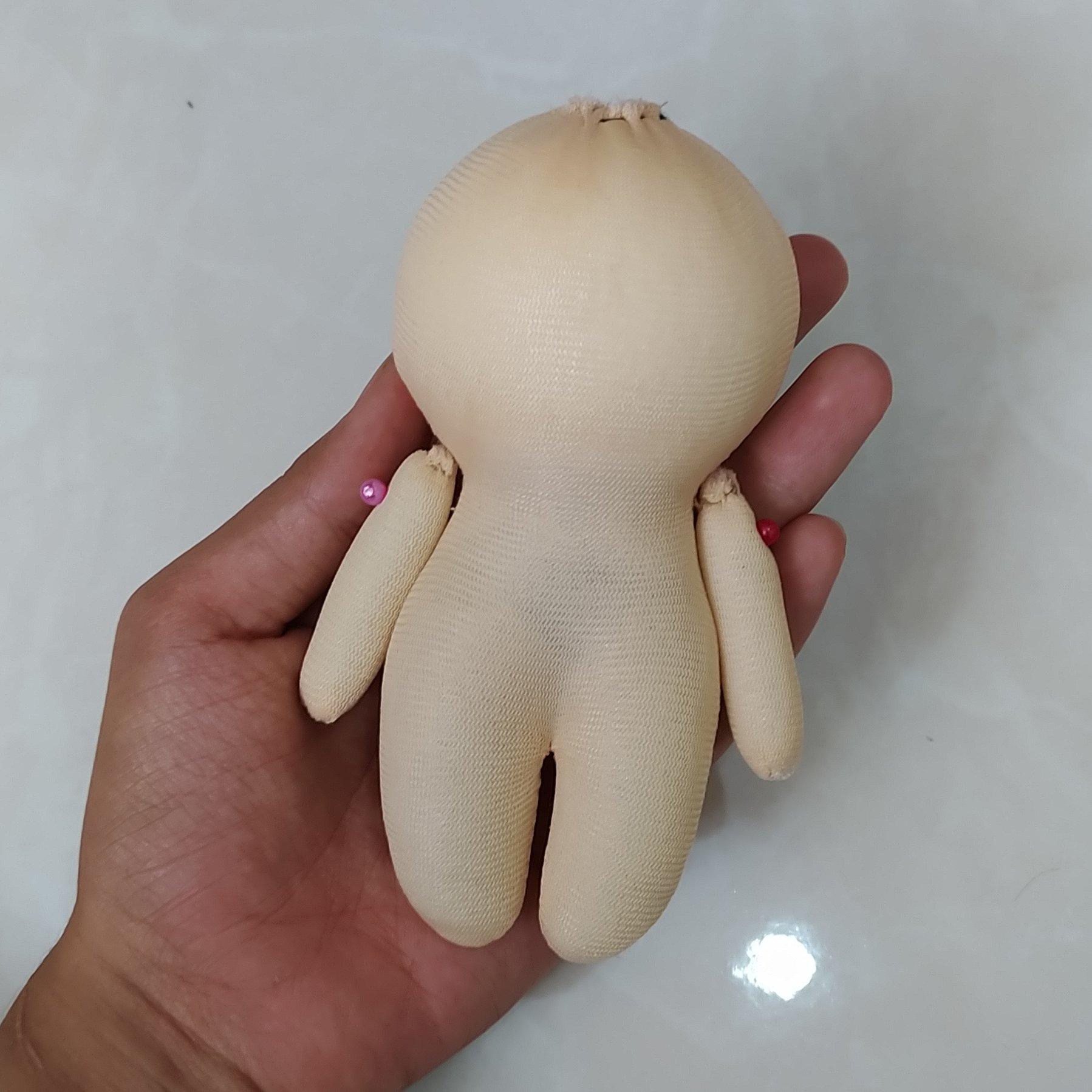 بدن خام عروسک روسی پک 10 عددی 15 سانتی
