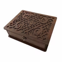 جعبه دمنوش و پذیرایی چوبی مدل T10