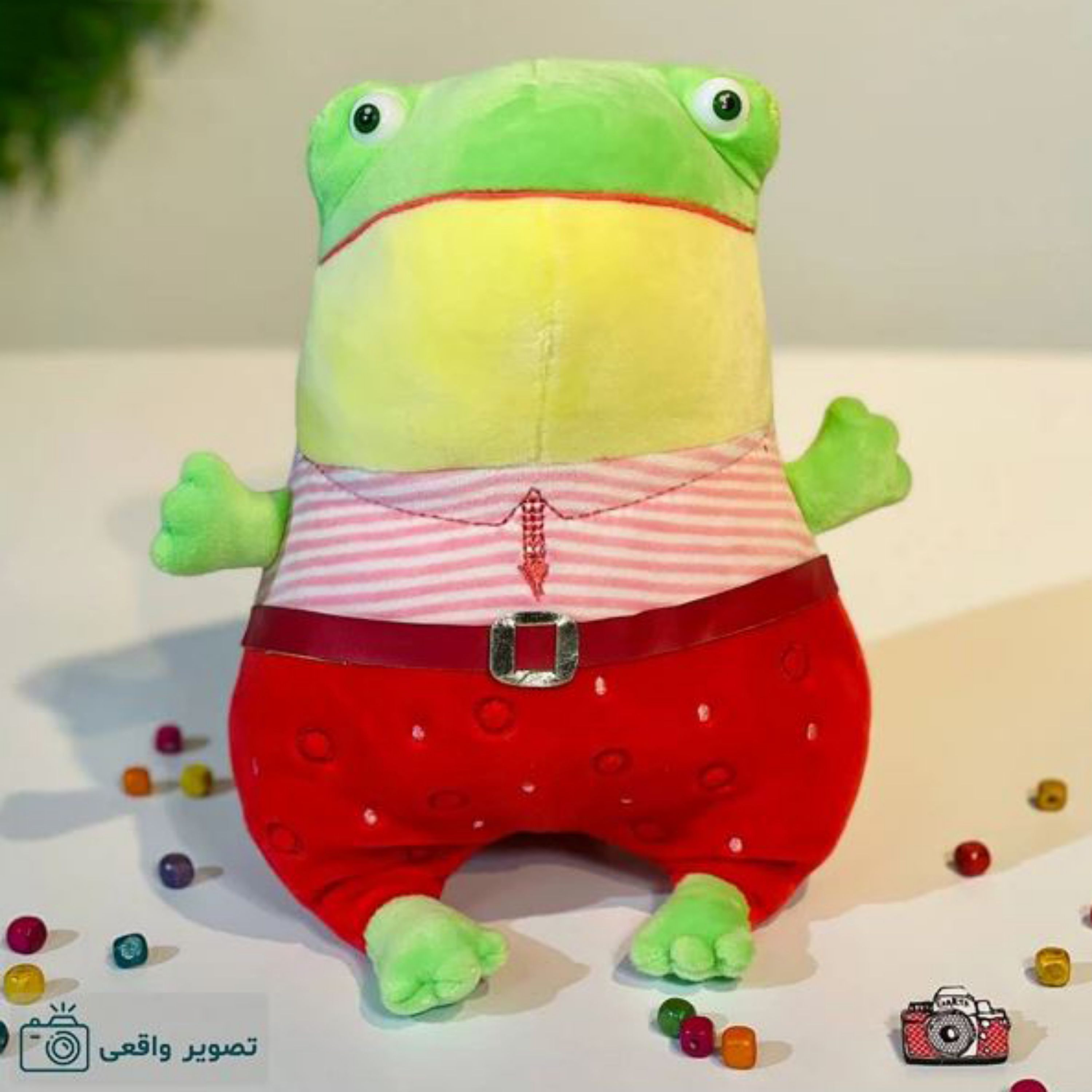 عروسک قورباغه قورقورخان 25 سانتی