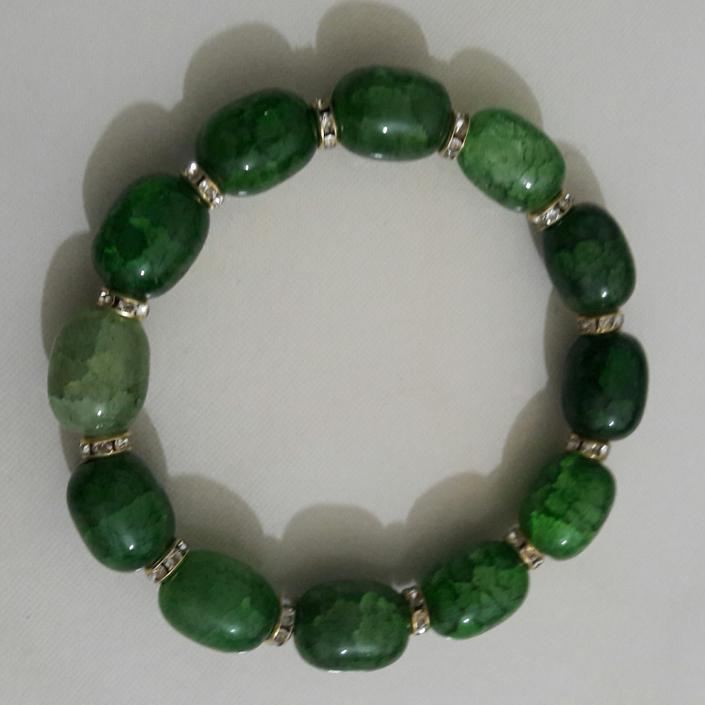 دستنبدکشی عقیق دراگون نوعی کاروالین از سنگهای طبیعی خرجکار فلزی زیبا