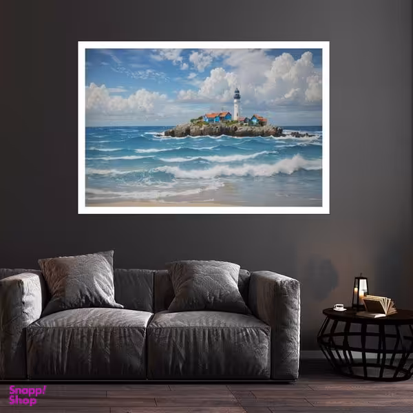 تابلو بکلیت طرح منظره شهر مدل قاب شاسی W-s8991