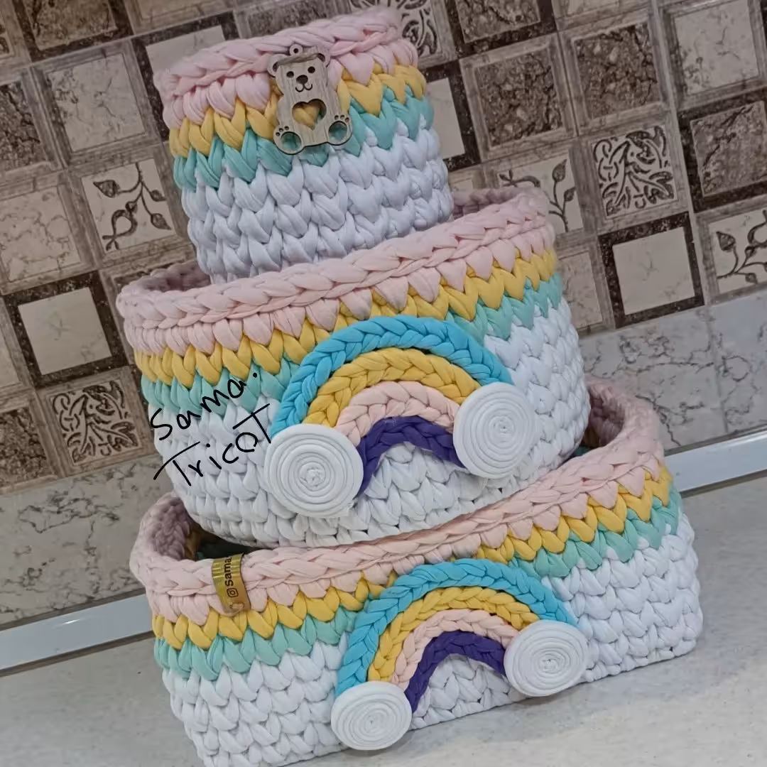 سبد تریکو مناسب سیسمونی کودک