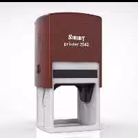 مهرسازی ساخت مهر اتوماتیک مربع سایز 42 میلیمتر  . مهر ژلاتینی