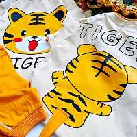 ست تیشرت و شلوارک اسپرت پسرانه و دخترانهجنس نخ پنبه