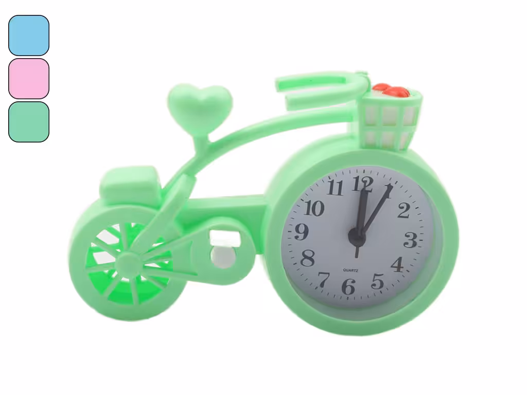 ساعت رومیزی طرح دوچرخه
