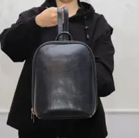 کوله پشتی دخترانه چرم طبیعی گاوی در رنگ های مختلف(هرو چرم)