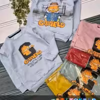 بلوز تک دخترانه و پسرانه طرح گارفیلد