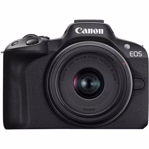 دوربین بدون آینه کانن Canon EOS R50 Mirrorless Camera with 18-45mm Black