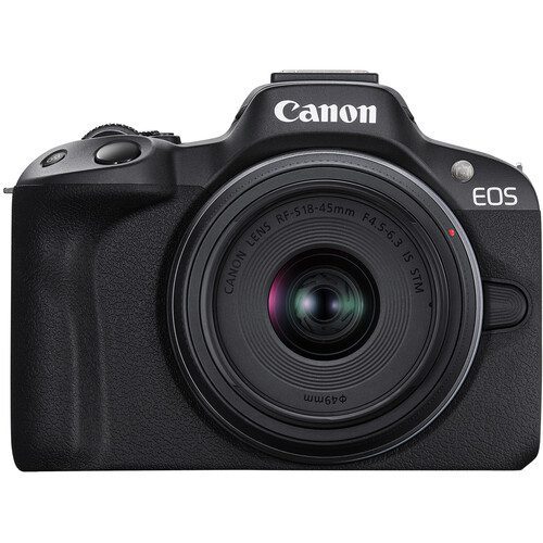 دوربین بدون آینه کانن Canon EOS R50 Mirrorless Camera with 18-45mm Black