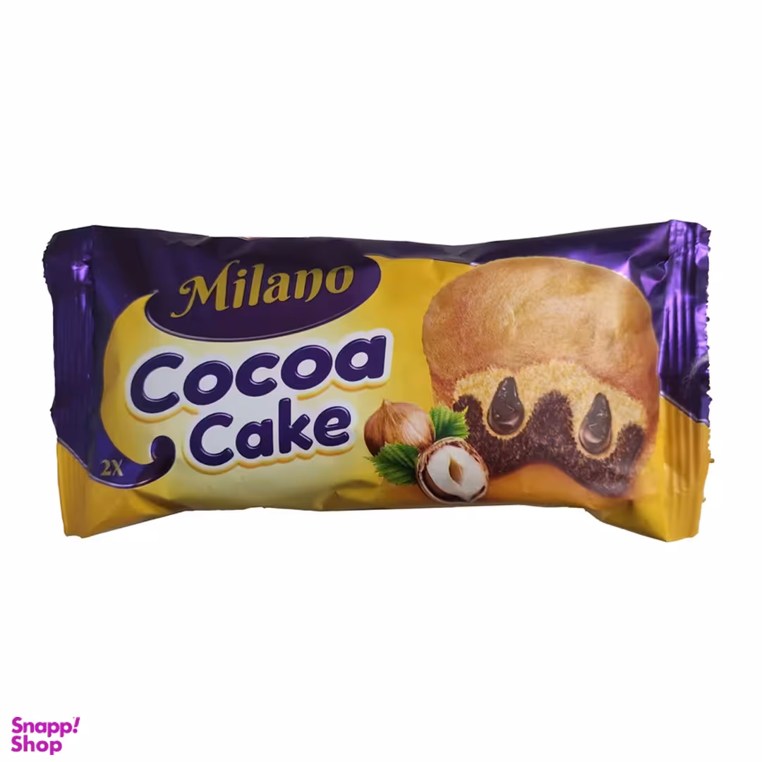 کیک کاکائویی فندقی میلانو شیرین عسل وزن 60 گرم