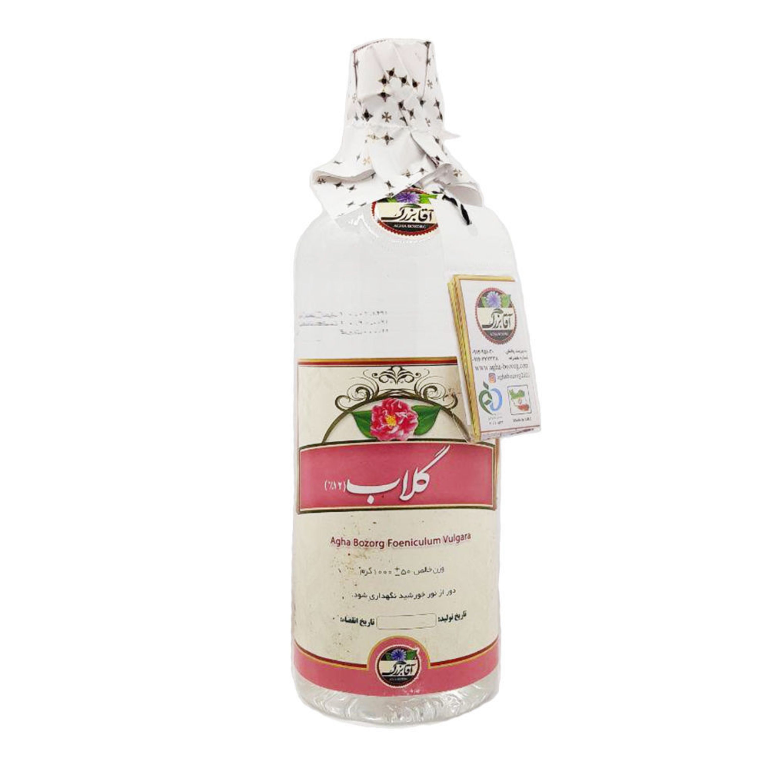 گلاب 12 درصد بزرگ 1 لیتری